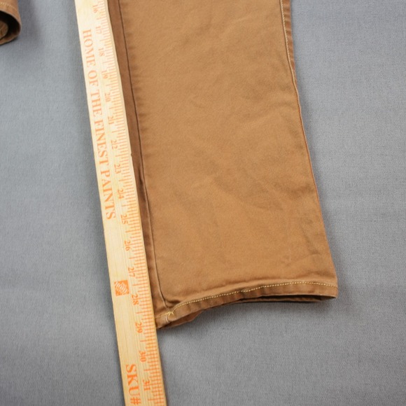 Empyre Canvas Brown Cargo Pants Women's 1 Pocket Utility Trousers Khaki Workwear - Picture 5 of 9